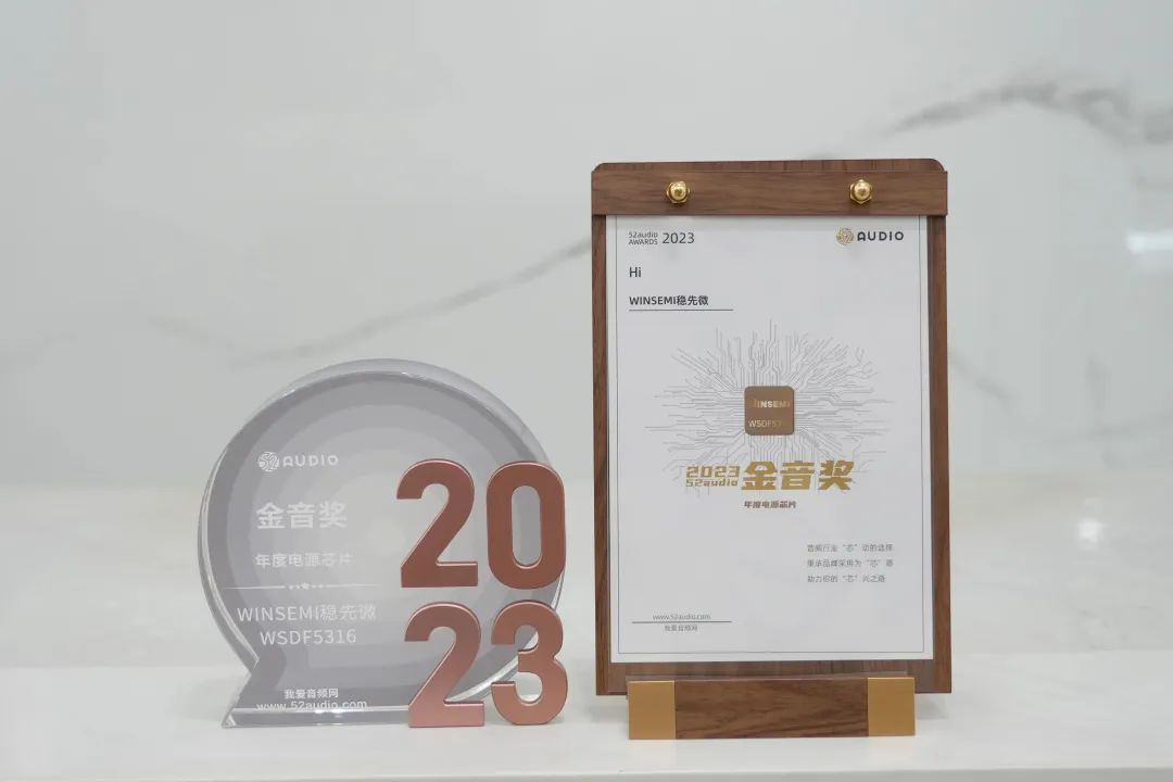 2023金音奖｜365体育官方唯一入口WSDF5316荣获年度电源芯片奖项